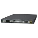 PLANET GS-4210-48T4S 48-Port 10/100/1000BASE-T + 4-Port 100/1000BASE-X SFP Managed Gigabit Switch